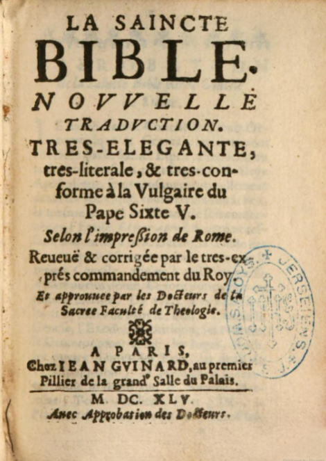 Title page of volume 1