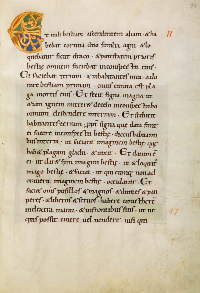 Folio 33 recto, Bamberg Apocalypse